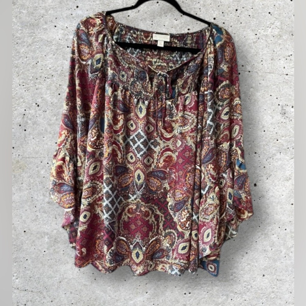 CB Established 1962 Paisley Print Top